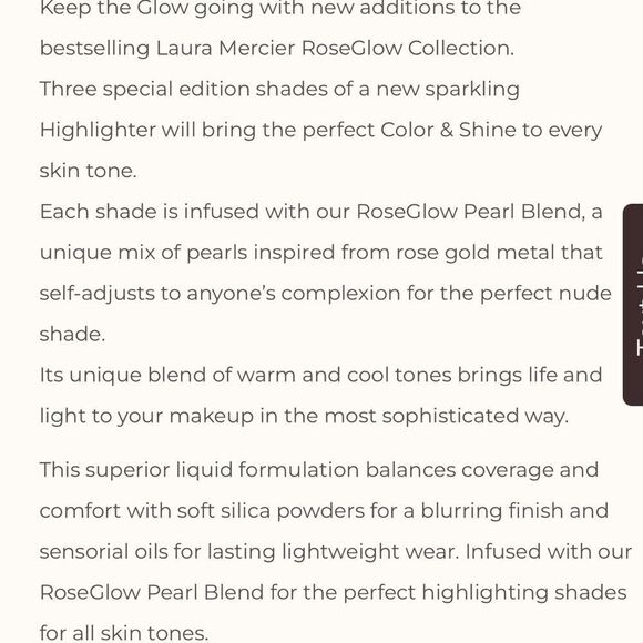 Laura Mercier Liquid Highlighter Peach Bronze • Warm Peach New FullSz - Picture 7 of 8